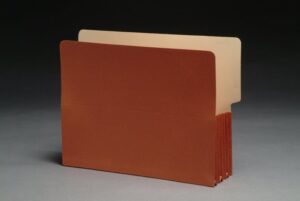 Shelf Tab Expanding Files, Paper Gussets,  Letter, 1-3/4" Exp. (100)