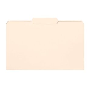 SMEAD: 11 Pt Manila Folders, 1/3 Cut Top Tab - Center Tab Position Only, Legal (Box of 100)
