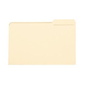 SMEAD: 11 Pt Manila Folders, 1/3 Cut Top Tab - Right Tab Position Only, Legal (Box of 100)