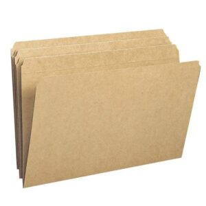 SMEAD: 11 Pt Kraft Folders, Straight Cut Top Tab, Legal (Box of 100)