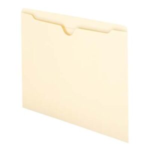 14 Pt Manila Pocket Folder, Top Tab, Letter (Box of 50)