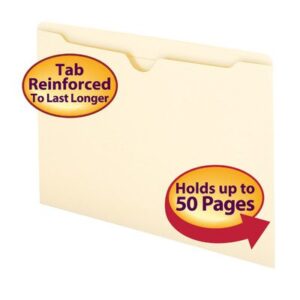 11 Pt Manila Pocket Folder, Top Tab, Legal (Box of 100)