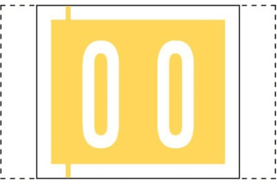 Col'R'Tab 11000 Numeric Labels