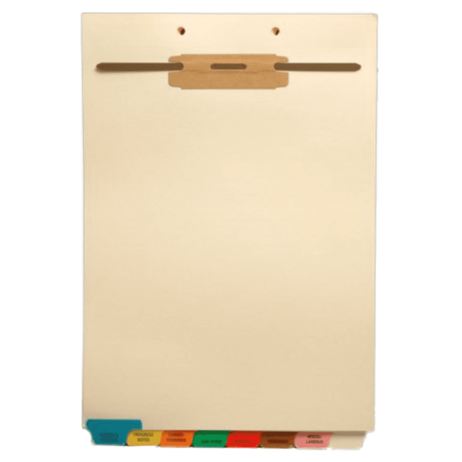 Custom File Back Sets