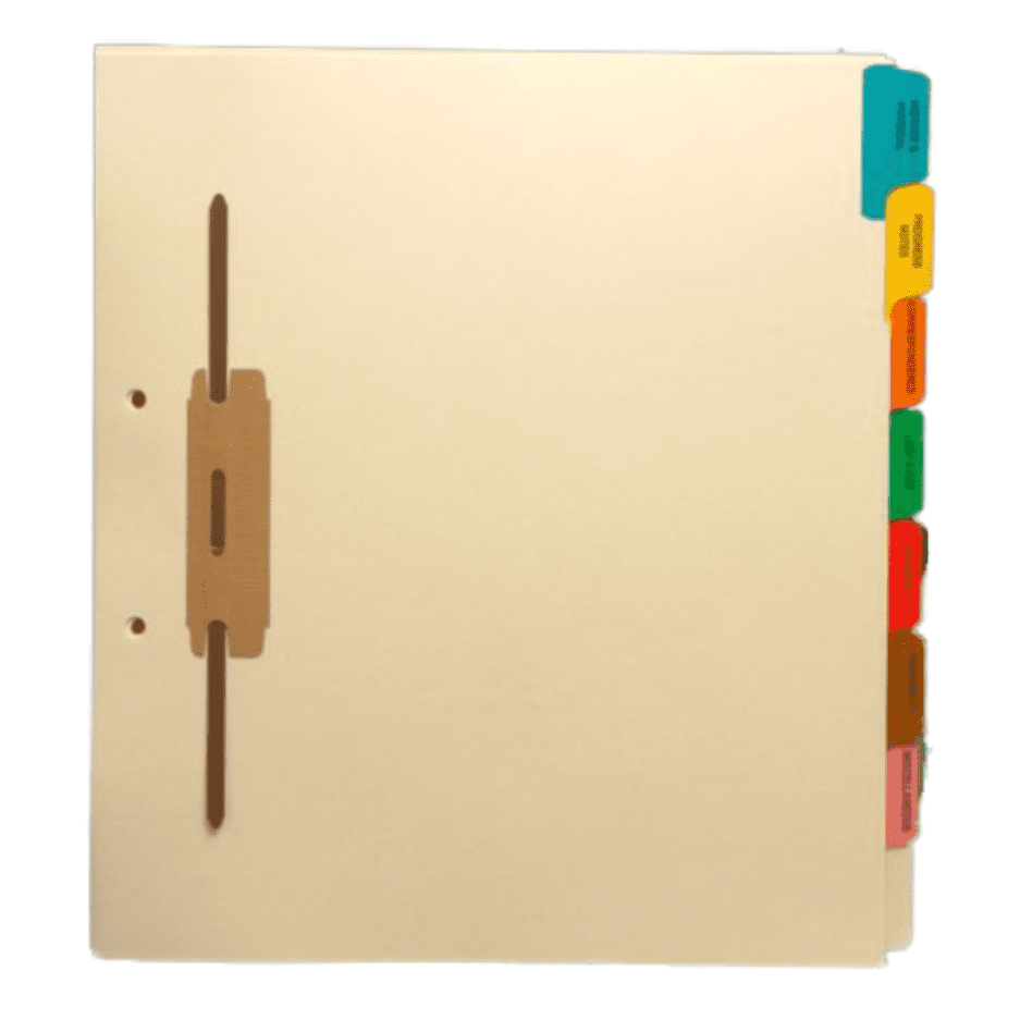 Stock File Back Sets