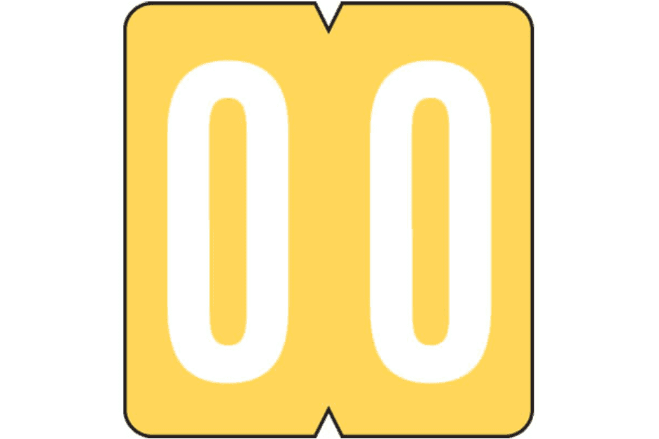 GBS 8860 Numeric Labels