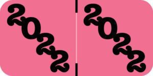 Jeter Proprietary -       2022 - Pink/Black 1 1/2" x 3/4", 500/Roll