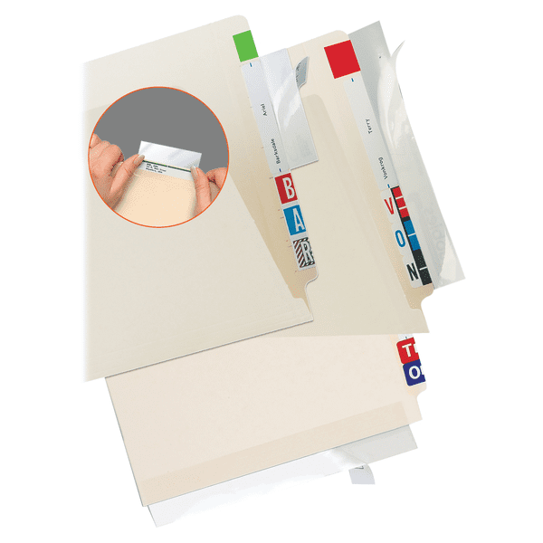 Folder Spine and Name Label Protectors