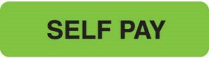 MAP123 - SELF PAY - Fl Green, 1-1/4" X 5/16" (Roll of 500)