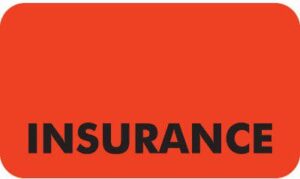 MAP2840 - MEDICARE - Fl Red, 1-1/2" X 7/8" (Roll of 250)