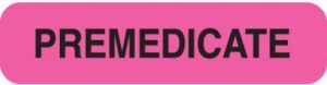 MAP344 - PREMEDICATE - Pink, 1-1/4" X 5/16" (Roll of 500)