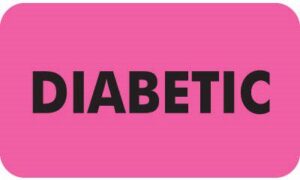 MAP3530 - DIABETIC - Fl Pk, 1-1/2" X 7/8" (Roll of 250)