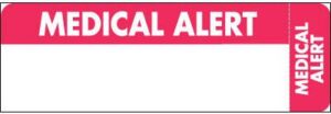 MAP6270 - ALLERGIC TO: - Red, 3" X 1" (Roll of 250)