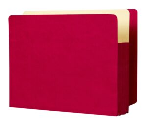 Color End Tab Expanding Files, Rip Proof Paper Gussets, Legal, 5-1/4" Exp. (100)