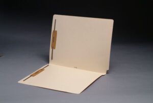 11 Pt Manila Folders, Full Cut 2-Ply End Tab, Letter Size, Fasteners Pos. 1 & 3 (Box of 50)