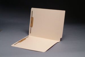 11 Pt Manila Folders, Letter Size, 2 Fasteners Pos. 1 & 3 (Box of 50)