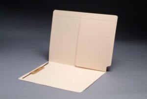 11 Pt Manila Folders, Full Cut End Tab, Letter Size, 1/2 Pocket Inside Back, Fastener Pos. 3 (Box of 50)