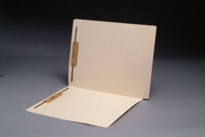 11 Pt Manila Folders, Super End Tab, Letter Size, 2 Fasteners Pos. 1 & 3 (Box of 50)