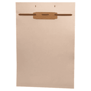 Fileback Dividers for Stick-On-Tabs, Top Hinged, Manila, 1 Fastener on Top (Box of 100)