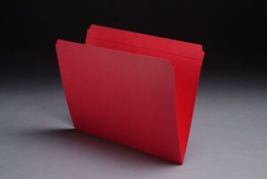 11 Pt Color Folders, Full Cut Reinforced Top Tab, Letter Size (Box of 100)