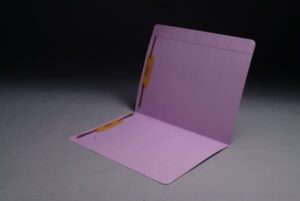 11 Pt Color Folders, Full Cut Reinforced Top Tab, Letter Size, Fasteners Pos. 1 & 3 (Box of 50)