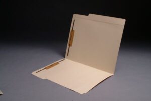 11 Pt Manila Folders, 8" Reinforced Top Tab, Letter Size, Fasteners Pos. 1 & 3 (Box of 50)