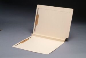14 Pt Manila Folders, End/Top Interlock Tab, Letter Size, 2 Fasteners Pos. 1 & 3, 1-1/2" Expansion (Box of 50)