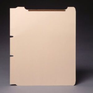 Self Adhesive Divider, Side Flap, 1" Twin-Prong Fasteners on Top (Box of 100)