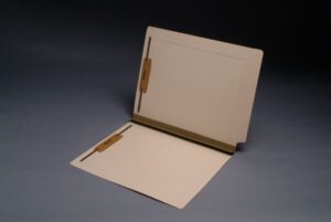 14 Pt Manila Folders, End/Top Interlock Tab, Letter Size, 2 Fasteners Pos. 1 & 3, 1-1/2" Tyvek Expansion (Box of 50)