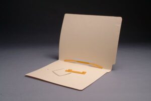 14 Pt Manila Folders, Letter Size, Space Clip Pos. 5 (Box of 50)