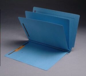 14 Pt Color Classification Folders, Full Cut End Tab, Letter Size, 2 Dividers, Mylar Reinforced Spine (Box of 15)