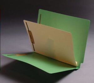 11 Pt Color Classification Folders, Full Cut End Tab, Letter Size, 1 Divider (Box of 40)