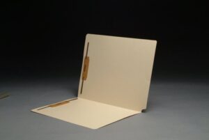 11 Pt Manila Folders, Drop Front, Letter Size, Fasteners Pos. 1 & 3 (Box of 50)