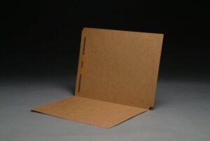 11 Pt Kraft Folders, Drop Front, Letter Size, Fastener Pos. 1 (Box of 50)
