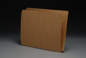 17 Pt Kraft Folders, Drop Front, Letter Size (Box of 50)