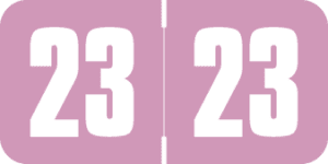 Safeguard -        2023 - Lilac/White 1 1/2" x 3/4", 500/Roll