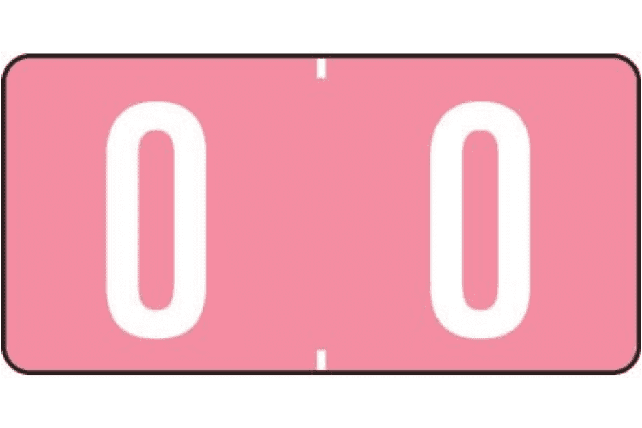 Tab Mini 1277 Numeric Labels