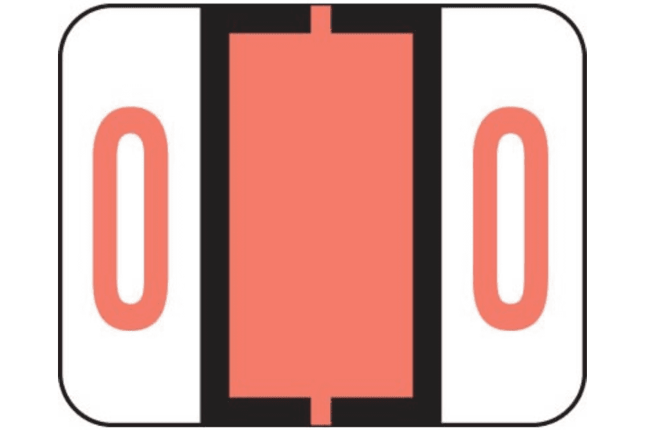 Tab 1282 Numeric Labels