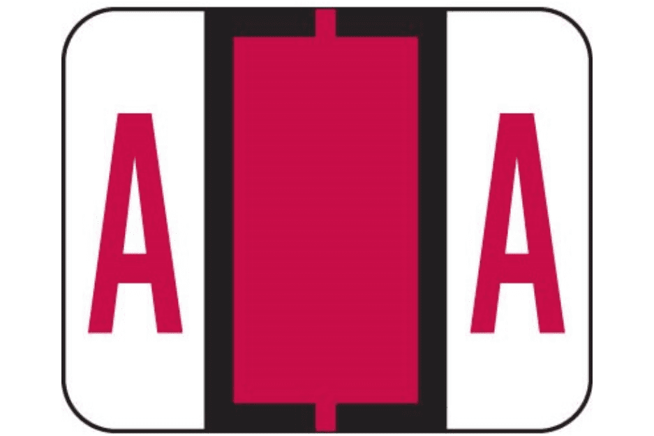 Tab 1283 Alpha Labels