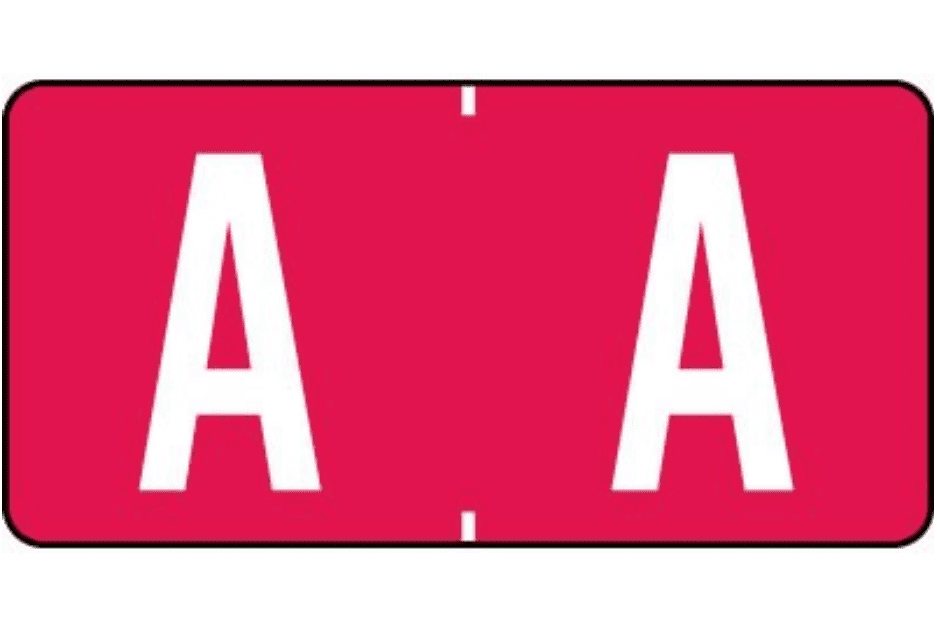 Tab 1278 Mini Alpha Labels