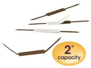 Fasteners, Self Adhesive, 2" Capacity (Box of 100)