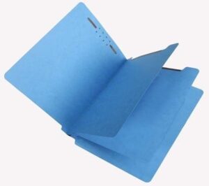 14 Pt Classification Folders, Full Cut End Tab, Letter Size, 2 Dividers (Box of 25)