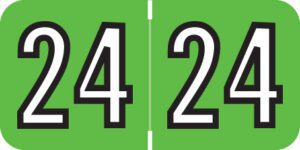 Barkley -         2024 - Green/White 1 1/2" x 3/4", 500/Roll
