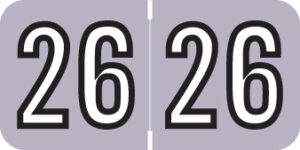 Barkley -           2026 - Lavender/White 1 1/2" x 3/4", 500/Roll