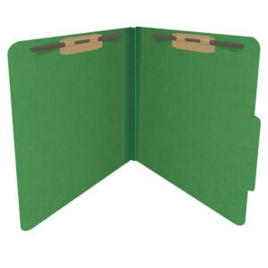 25 Pt.   Pressboard Folders, Top Tab,  Letter, 2" Tyvek Exp., Fasteners 1 & 3, 14 Colors (25/Bx)