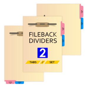 Custom FileBack Sets - 2 Tabs