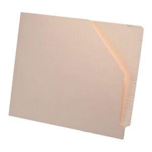 14 Pt Manila Pocket, Full Cut End Tab, Letter Size, Slant Cut Front (Box of 50)