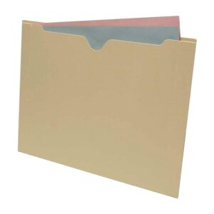 11 Pt Manila Flat Pocket, Letter Size, 12 1/4" x 9 1/2" (Box of 100)